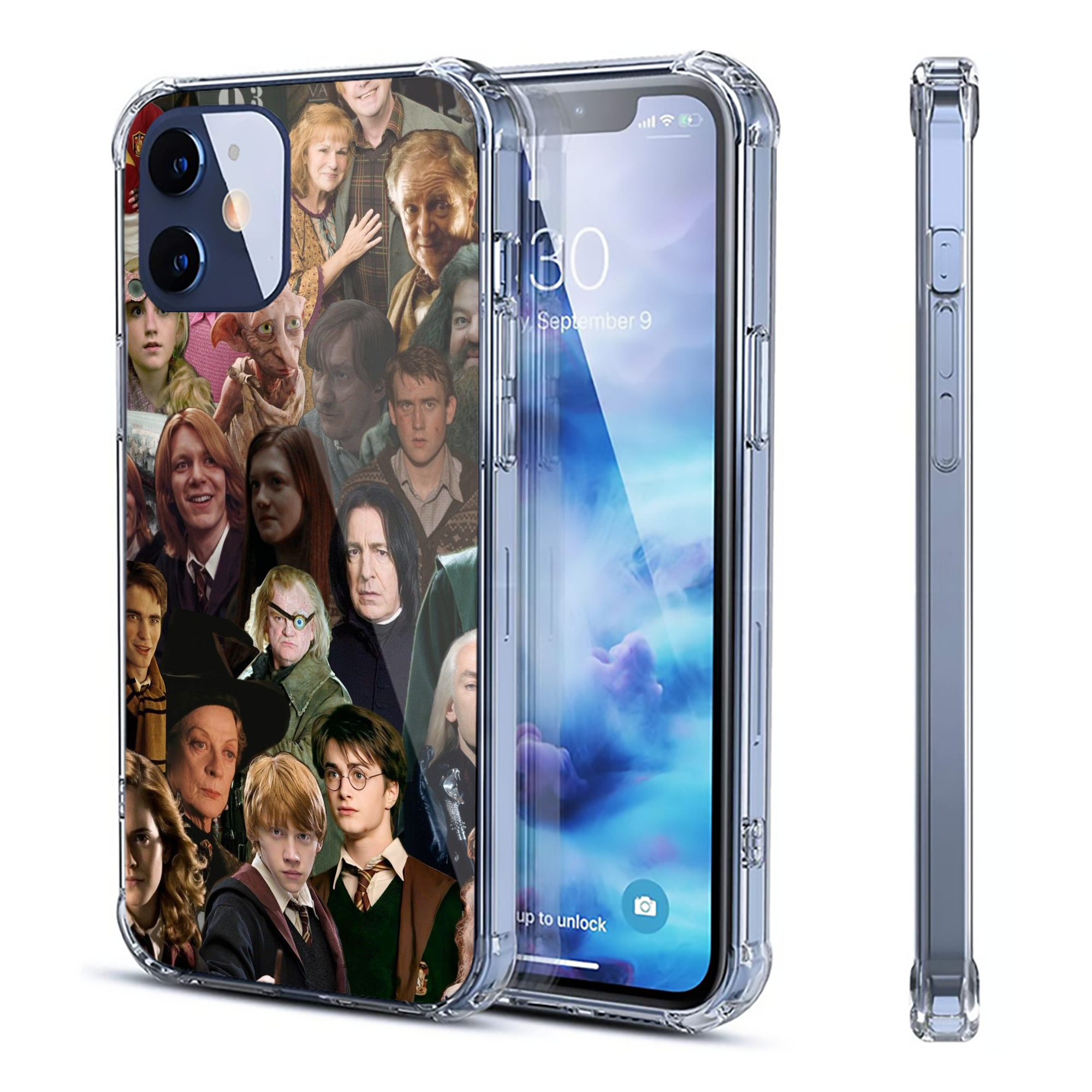 （画像用） Harry Potter ハリー・ポッターシリーズ 【iPhone 12シリーズ対応】透明スマホケース（クリアソフトケース）